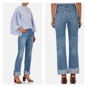 3x1 NYC Cuffed Raw Hem Jeans In Emmett Size 25